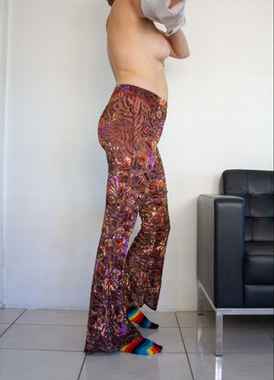 Short hair chick is ready to show honey pot and furthermore be naughty too