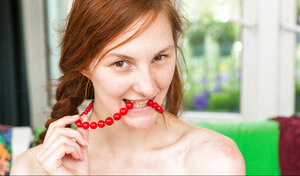 Irina Pavlova is showing off her tiny boobies just for fun