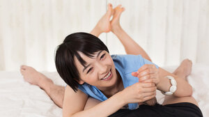 Ai Mukai is going to run into her slit and then tease a bunch