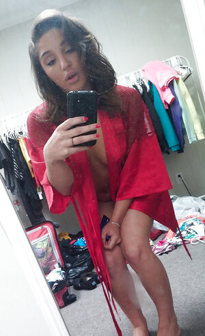 Abella Danger looks incredible while showing off half nude