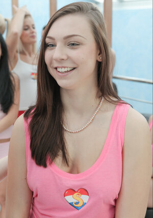 Morgan Rodriguez shows off her nude body at a crazy all-girl party