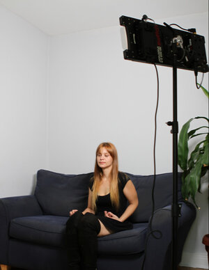 Blonde shows american why her pamericansy is always wet for hard knob