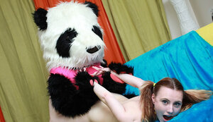 Jana Miartusova creampied hard by panda in pigtails