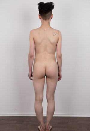 Hungarian diva Yulia Bright looks like a boy with her novel haircut and flat body