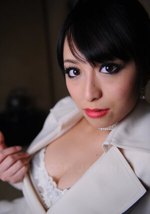 Captivating porn model from Japan teases cameraman with her delicious cutout