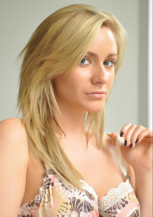 Oozy belle with large boobs is asked to undress till nudity during phone calls