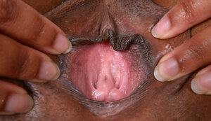 Porky black broad smiles so sweet and besides shares her huge fun units with the viewers