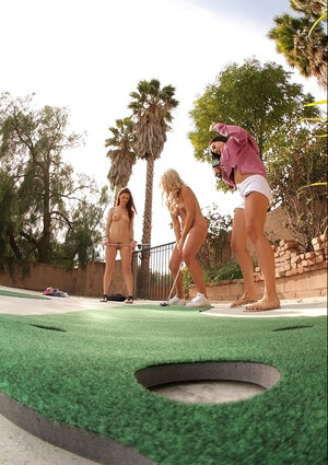 Golfer blonde is nasty and plus is out to give you what you want